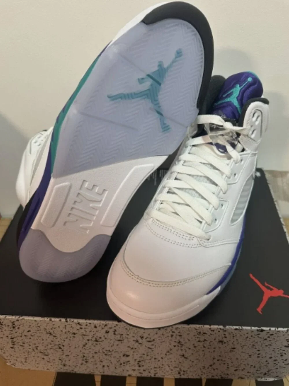 Nike Air Jordan 5 Retro White Grape